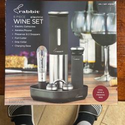 Rabbit 8 Piece Electric Wine Set 
