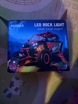 RGB LED Rock Lights Kit, 8 Pods  Underglow Multicolor Neon Lights