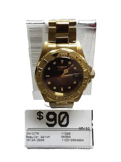 Invicta 11240 Gold Regular Watch