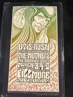 Bill Graham Post Card Otis Rushes 1967