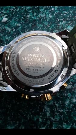 Invicta tritnite night hotsell glow flame fusion crystal
