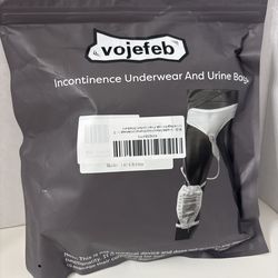 Male Incontinence Underwear with Urine Bag – Size M