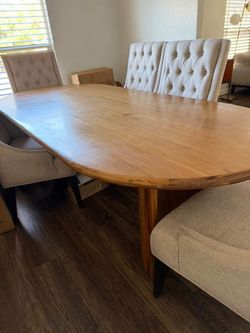 Dining room table and chairs