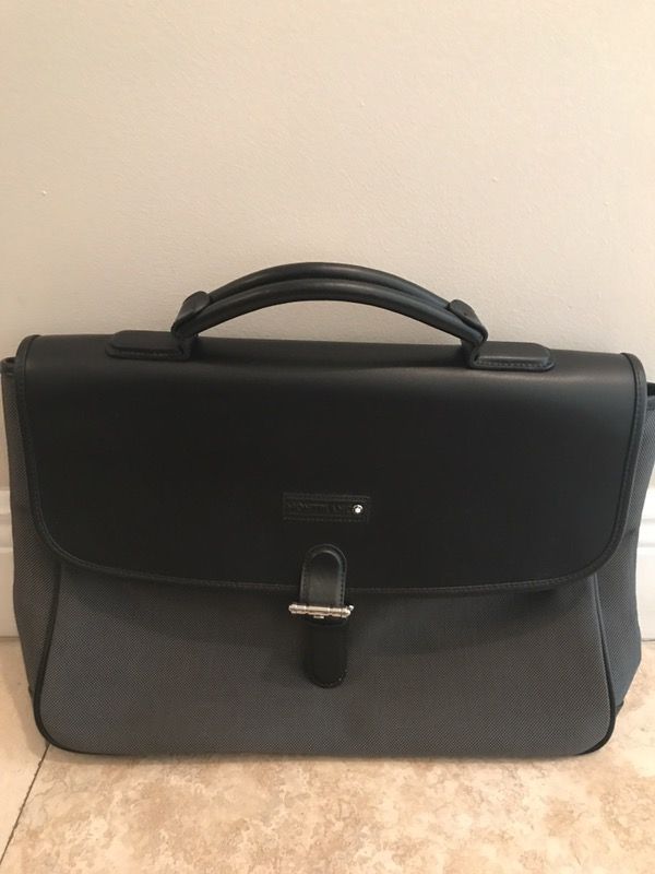 mont blanc brief case