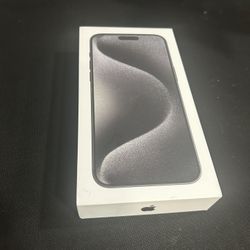 iPhone 15 Pro Max 256G New Black Titanium 