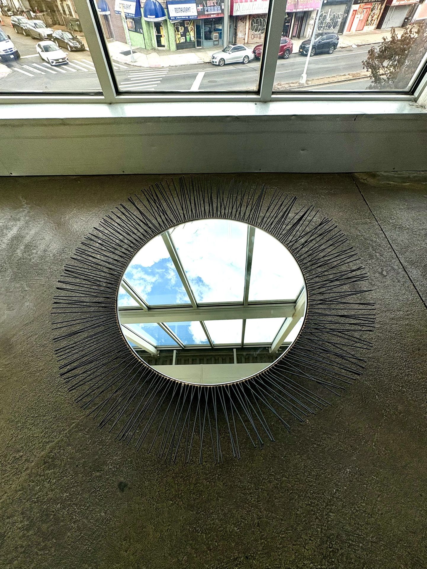 Abstract Art Midcentury Modern Minimalist - Arteriors Home Ziggy Mirror Wall Mirror