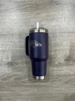 Yeti Rambler 42 OZ Straw Tumbler (Baltimore Ravens Purple)