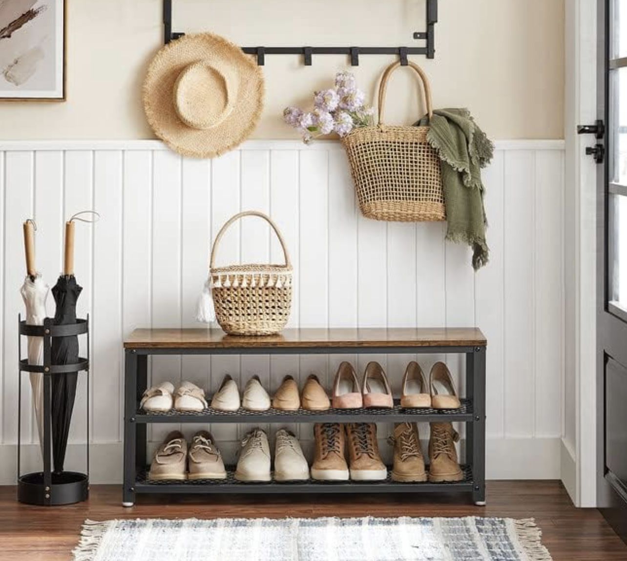 Bench Shoe Rack