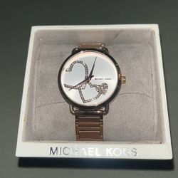 Michael Kors MK3824 Portia Gold Tone Heart Watch