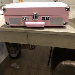 Pink Crosby Record Player