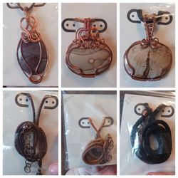 Beautiful ALL NATURAL GEM AND MINERAL Pendant Necklaces