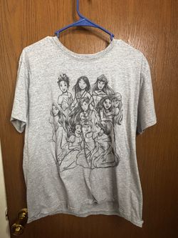 Grey Disney princess shirt