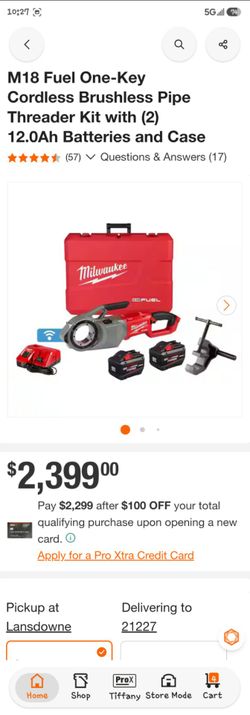 M18 ridgid pipe threader