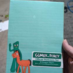Gumby And Pokey Official Stationary Set 