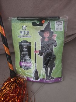 Toddler Witch costume size 3-4T