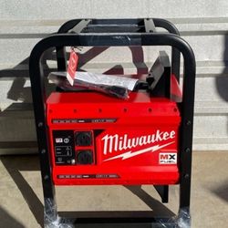Milwuakee MXF002-2XC Portable Push Start Battery Powered Generator With 2 Batter