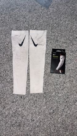 White Nike Arm Sleeves - Large/XL