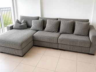 MOVE-OUT-SALE: Large Gray Modular Sectional Sofa