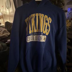 Vintage Coeur D’Alene Vikings Hoodie