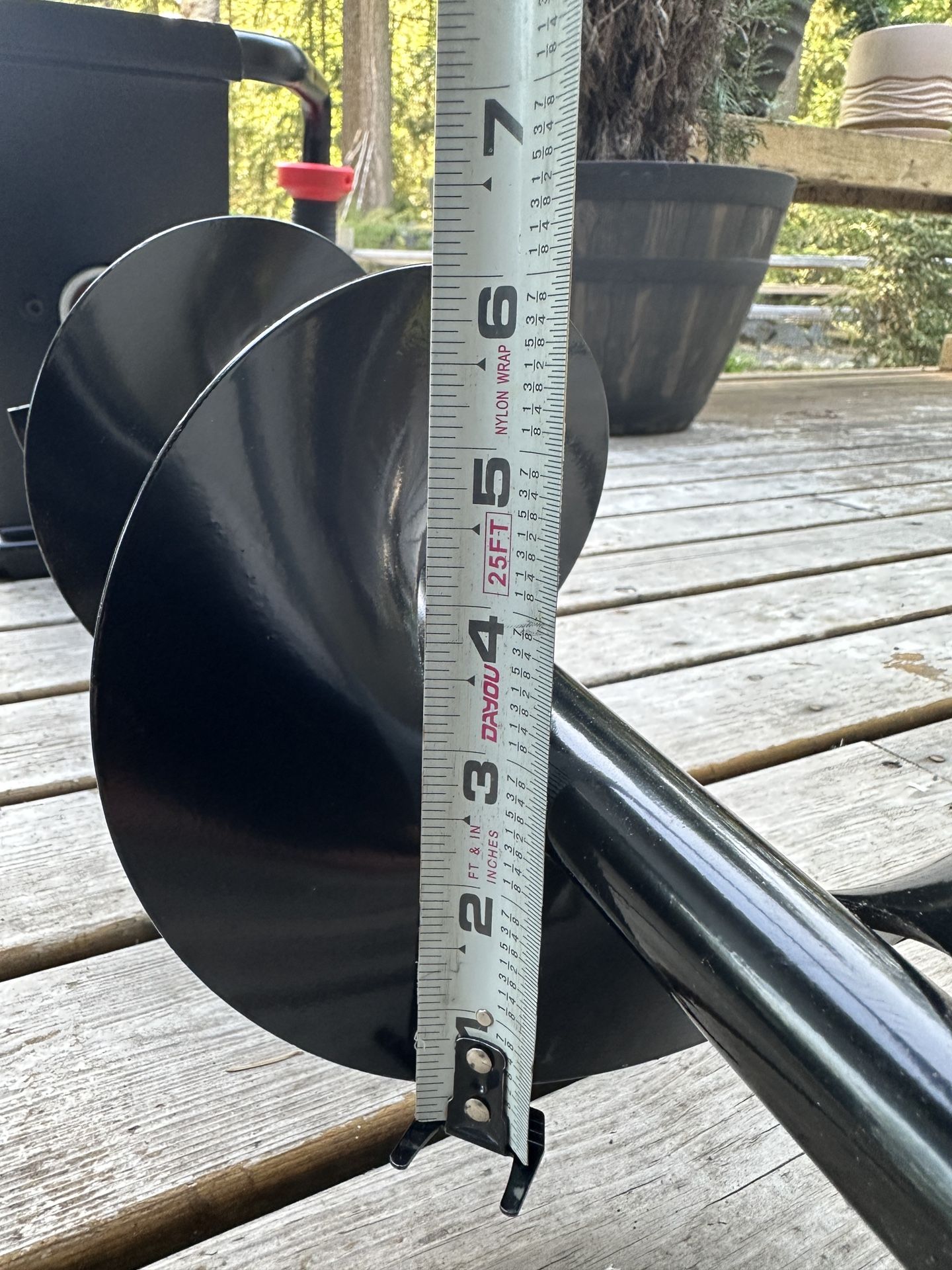 XtremepowerUS 85060 Post Hole Digger w/6" Bit Electric 1500W Auger