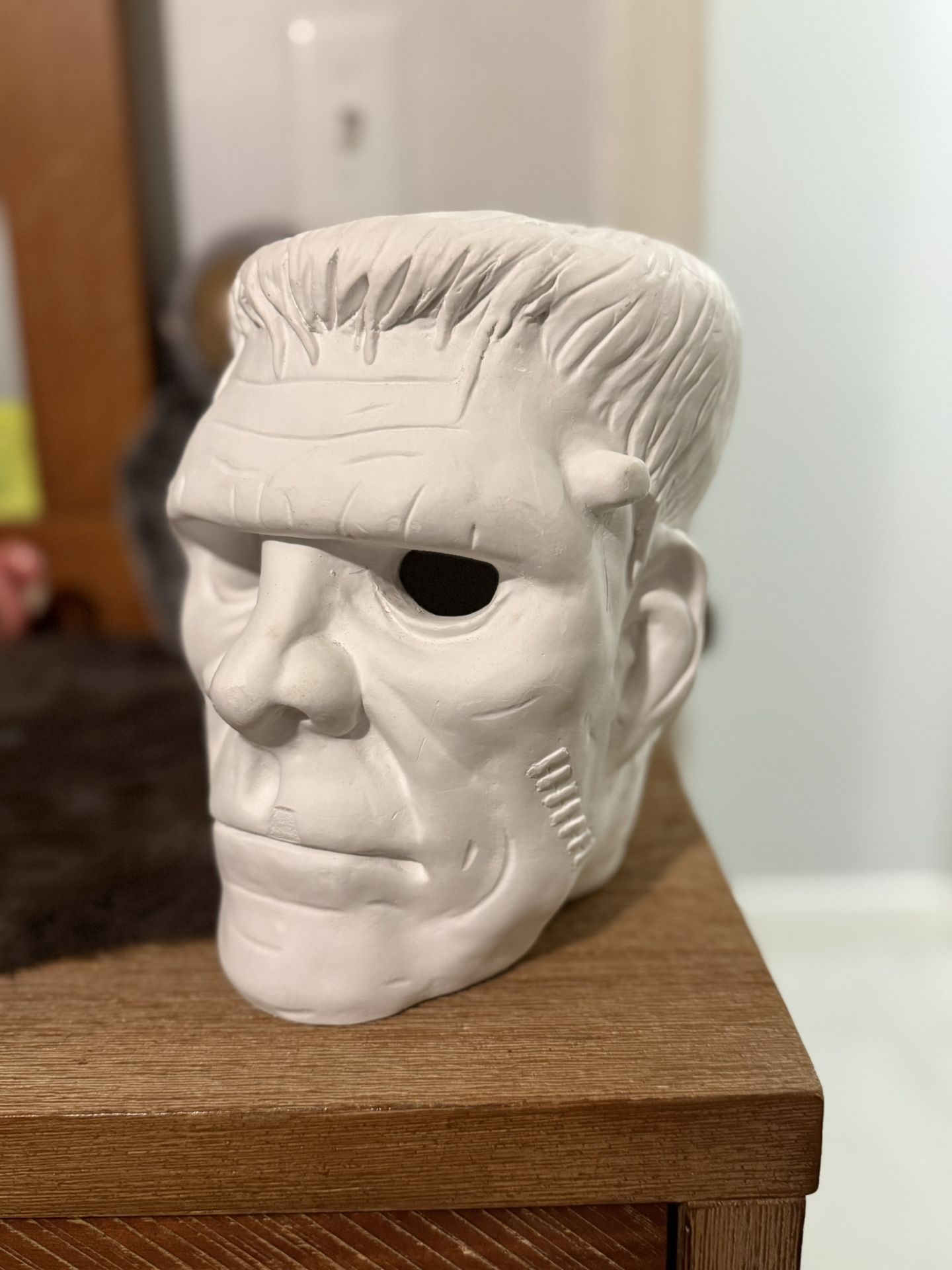 XL White Ceramic Frankenstein (Paint Your Own)