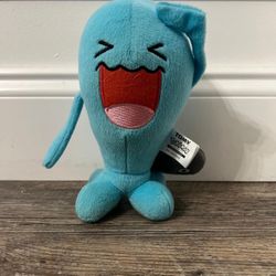 2016 TOMY POKEMON WOBBUFFET PLUSH STUFFED ANIMAL 7" TALL