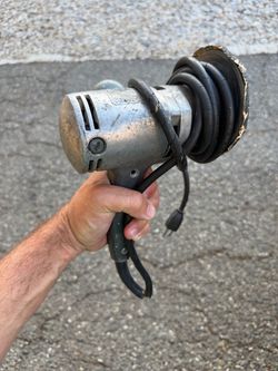Vintage Clarke "F-V" Spinner Edger / Sander - Heavy Duty Metal Tool