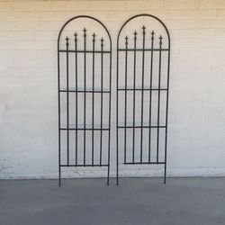 Pair of 2 Metal Garden Trellises - $45 for the pair