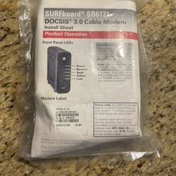 NEW Motorola Surfboard SB6121 DOCSIS 3.0 Cable Modem SB