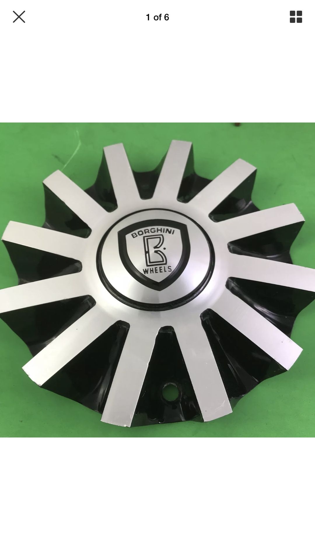 BORGUINI CUSTOM WHEEL CENTER CAP CSB19-1A