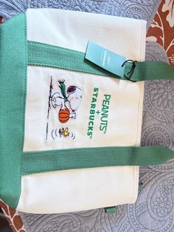Peanuts Starbucks tote
