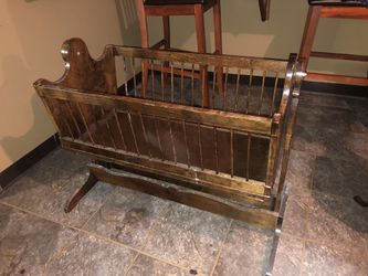Wooden Cradle Rocker
