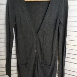 Gray Cardigan, Medium 