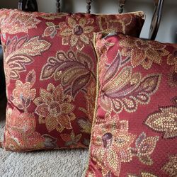 Pier 1 Decorative Pillows / pair Set 