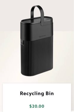 Nespresso recycling garbage can