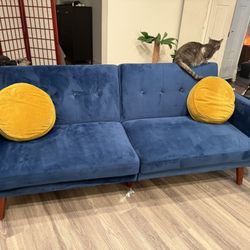 Blue Velvet sofa 