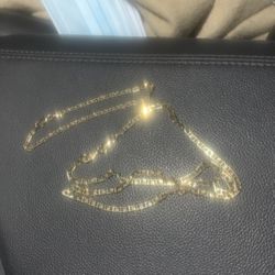 14k Gucci Link Chain And Bracelet 