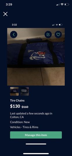 Tire Chains New