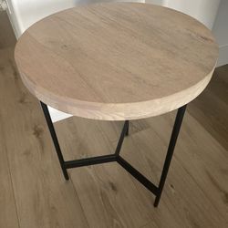 Villa Park Round Wooden End Table - Threshold w/Studio McGee