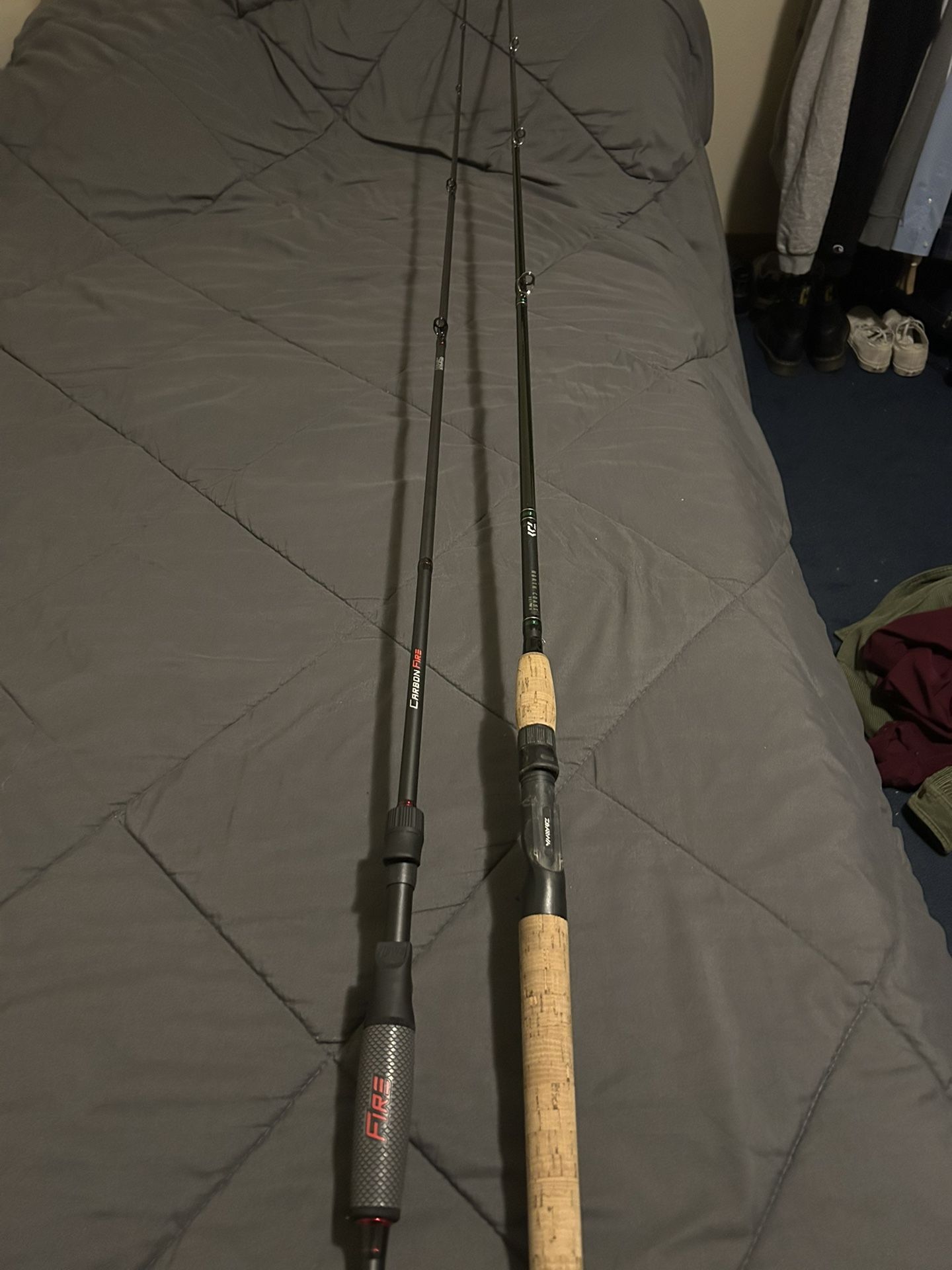Daiwa Northcoast And Lews Carbon Fire Bait casting Rods