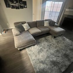 Couch And Matching Rug 