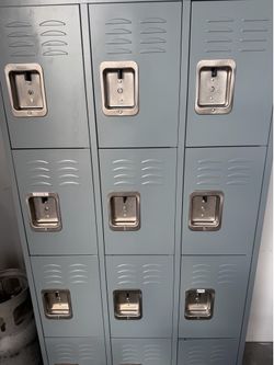 12-Door Metal Locker Set for Sale – Commercial Grade