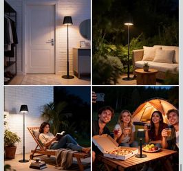 ššš Modern Cordless LED Floor Lamp ā Rechargeable & Dimmable