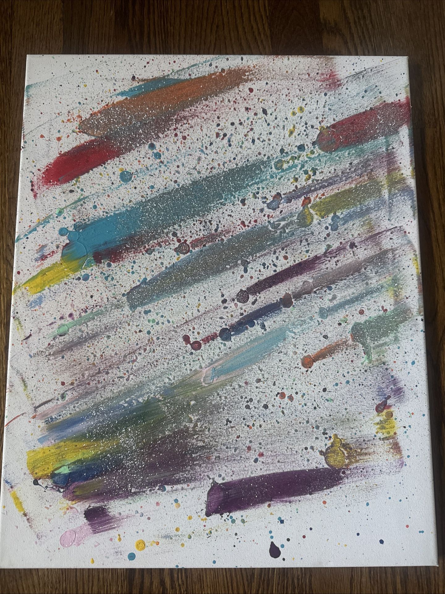 Comet Splash Painting