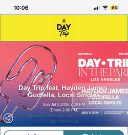 Day in the park ticket