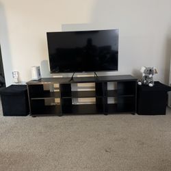 Black TV Stand - 59 inches