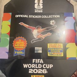 Panini 2026 FIFA World Cup Hardcover Book And Sticker Pack 