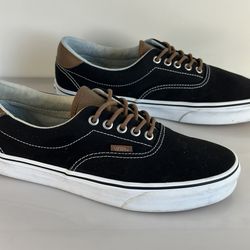 Vans era 59 Off The Wall 500714 Black Casual Shoes Sneakers Size US M 9.5 W 11
