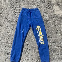 Blue Sp5der Pants