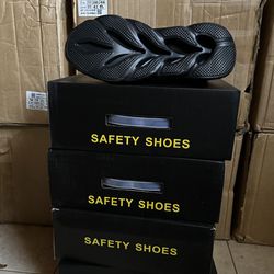 No Slip Safety Sneakers Size 10